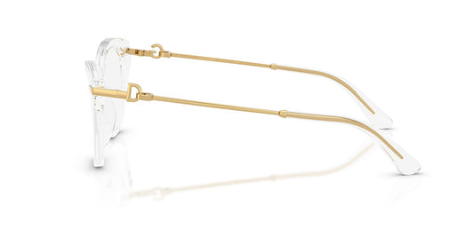 Dolce & Gabbana DG3428 Butterfly Eyeglasses in Crystal, side view