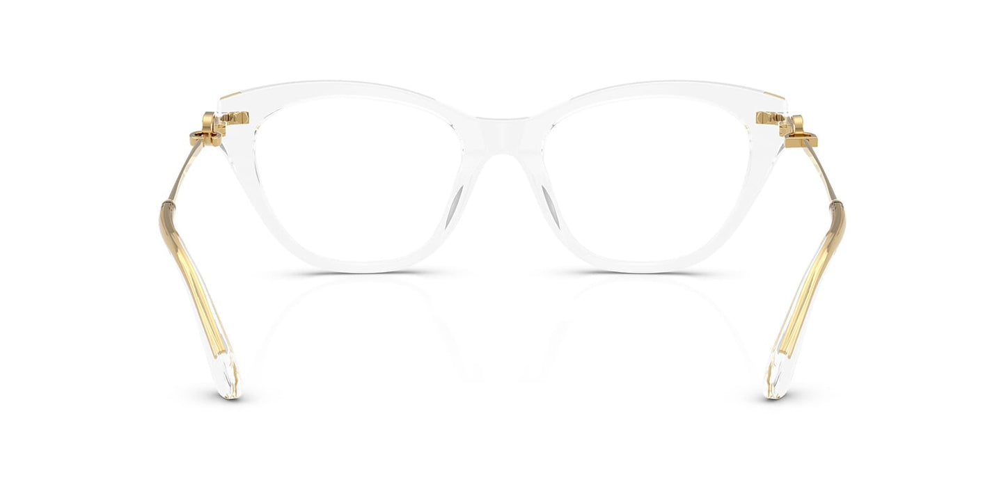 Dolce & Gabbana DG3428 Butterfly Eyeglasses in Crystal, detail view