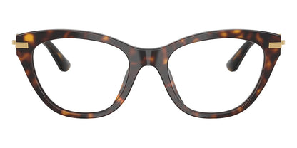 Dolce & Gabbana DG3428 Butterfly Eyeglasses in Havana, angle view