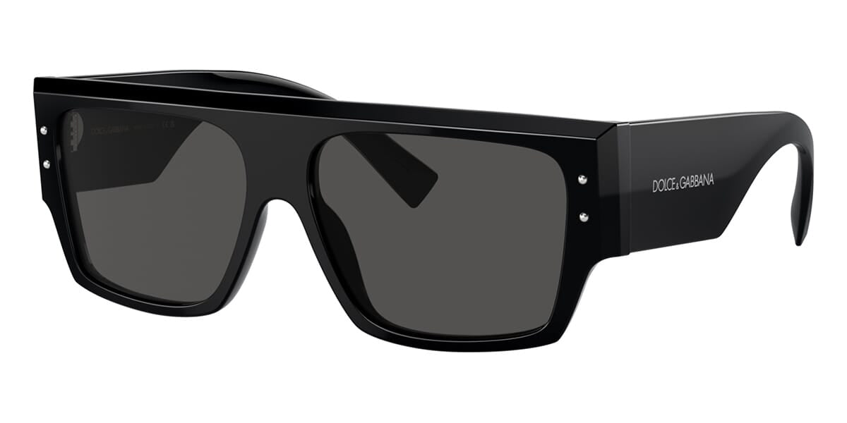 Dolce & Gabbana DG4459/S Square Sunglasses in Dark Grey / Black, front view