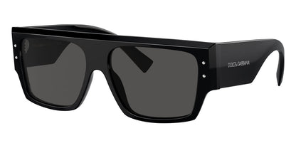 Dolce & Gabbana DG4459/S Square Sunglasses in Dark Grey / Black, front view