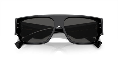 Dolce & Gabbana DG4459/S Square Sunglasses in Dark Grey / Black, back view