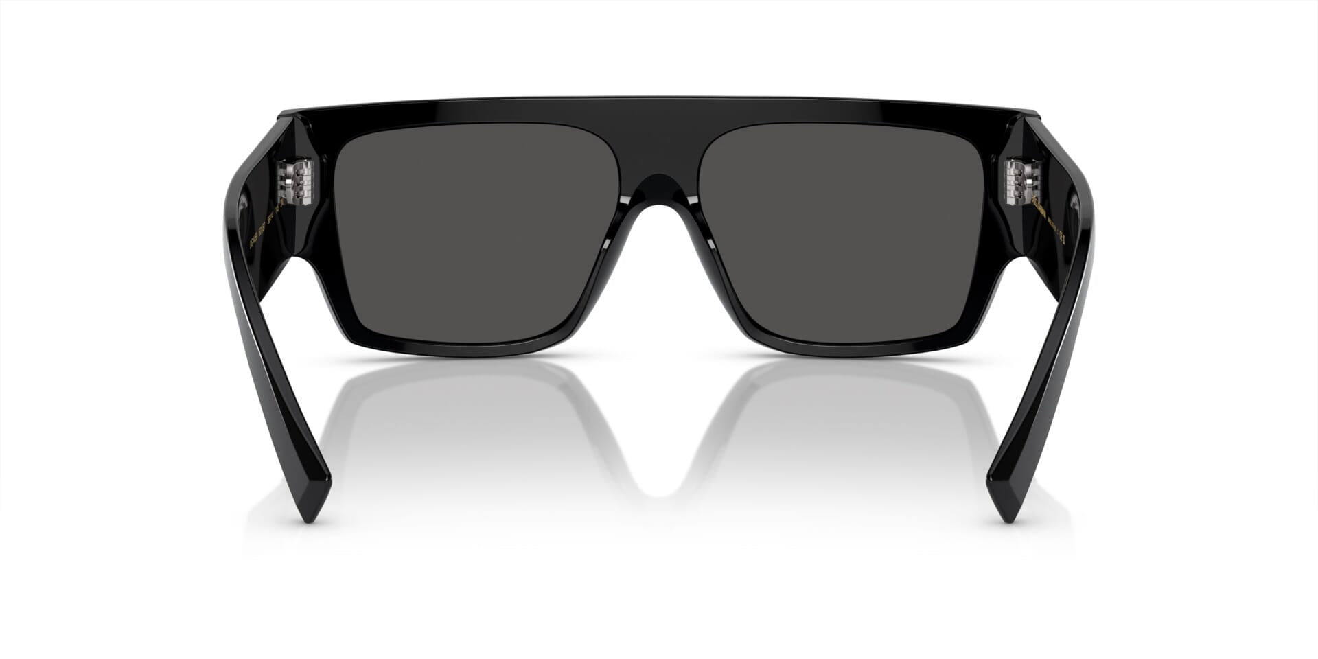 Dolce & Gabbana DG4459/S Square Sunglasses in Dark Grey / Black, detail view
