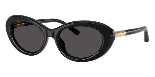 Dolce & Gabbana DG4519 Cat Eye Sunglasses in Dark Grey Black, front view