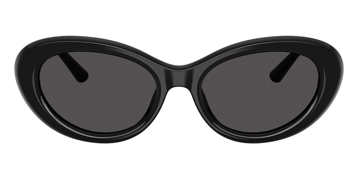 Dolce & Gabbana DG4519 Cat Eye Sunglasses in Dark Grey Black, side view