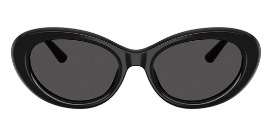 Dolce & Gabbana DG4519 Cat Eye Sunglasses in Dark Grey Black, side view