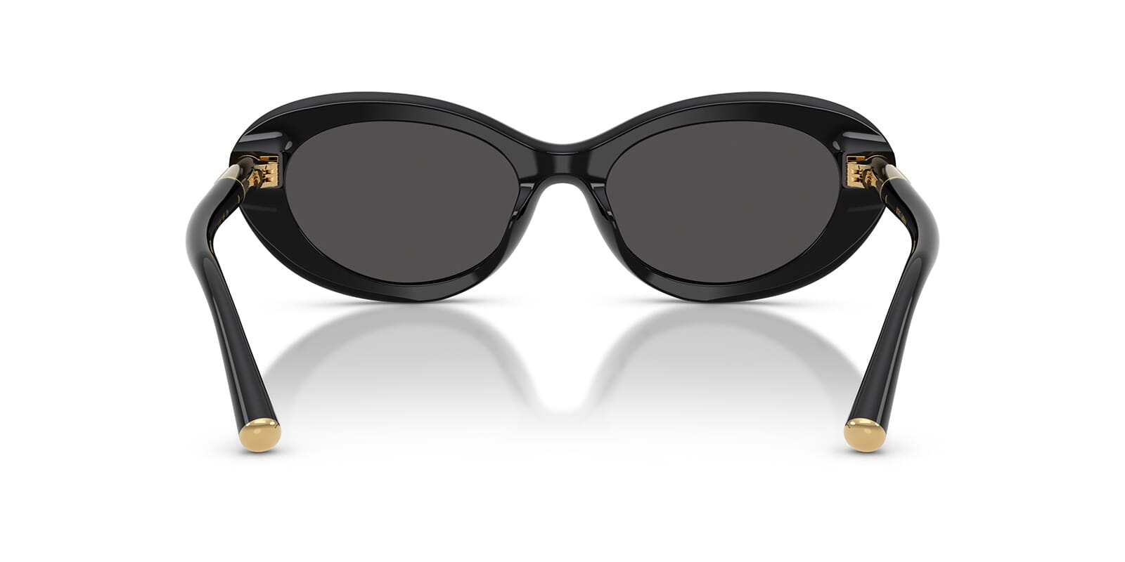Dolce & Gabbana DG4519 Cat Eye Sunglasses in Dark Grey Black, detail view
