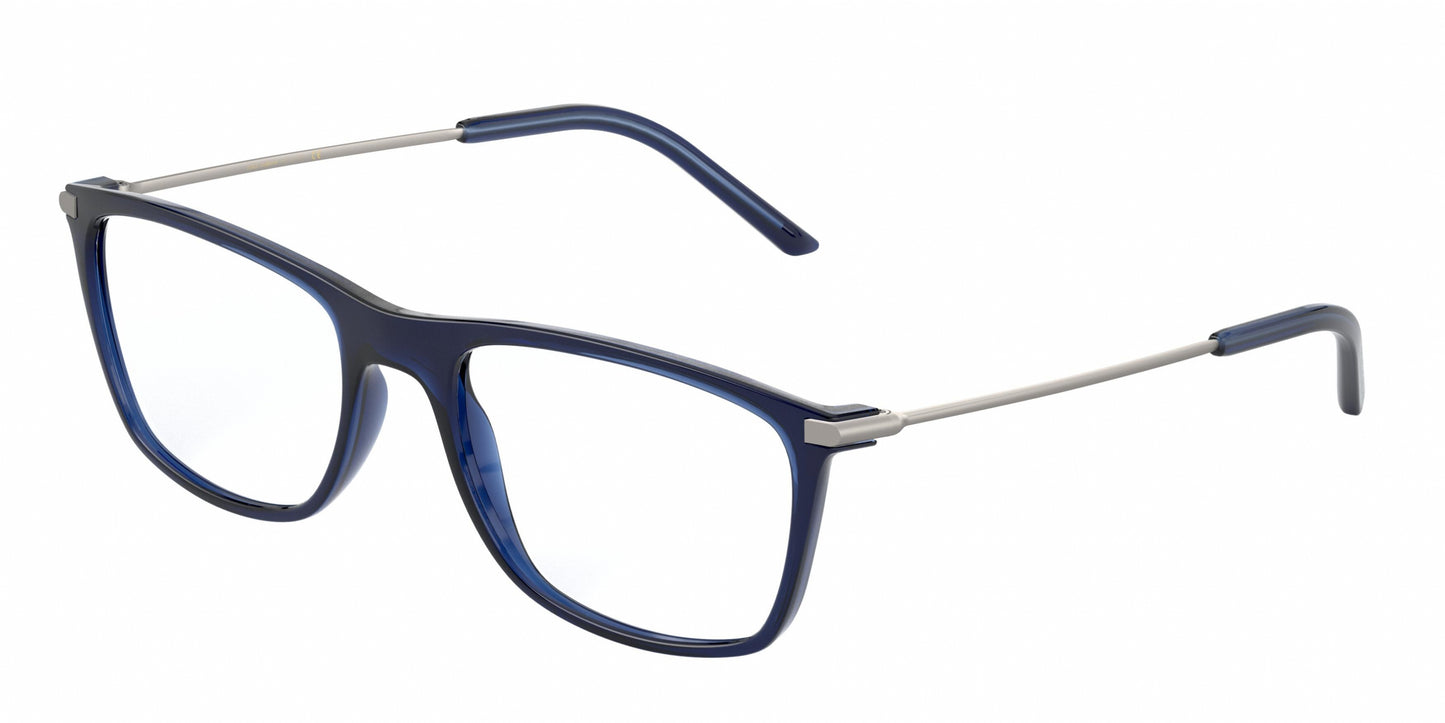 Dolce & Gabbana DG5048 Square Eyeglasses in Clear Blue, angle view