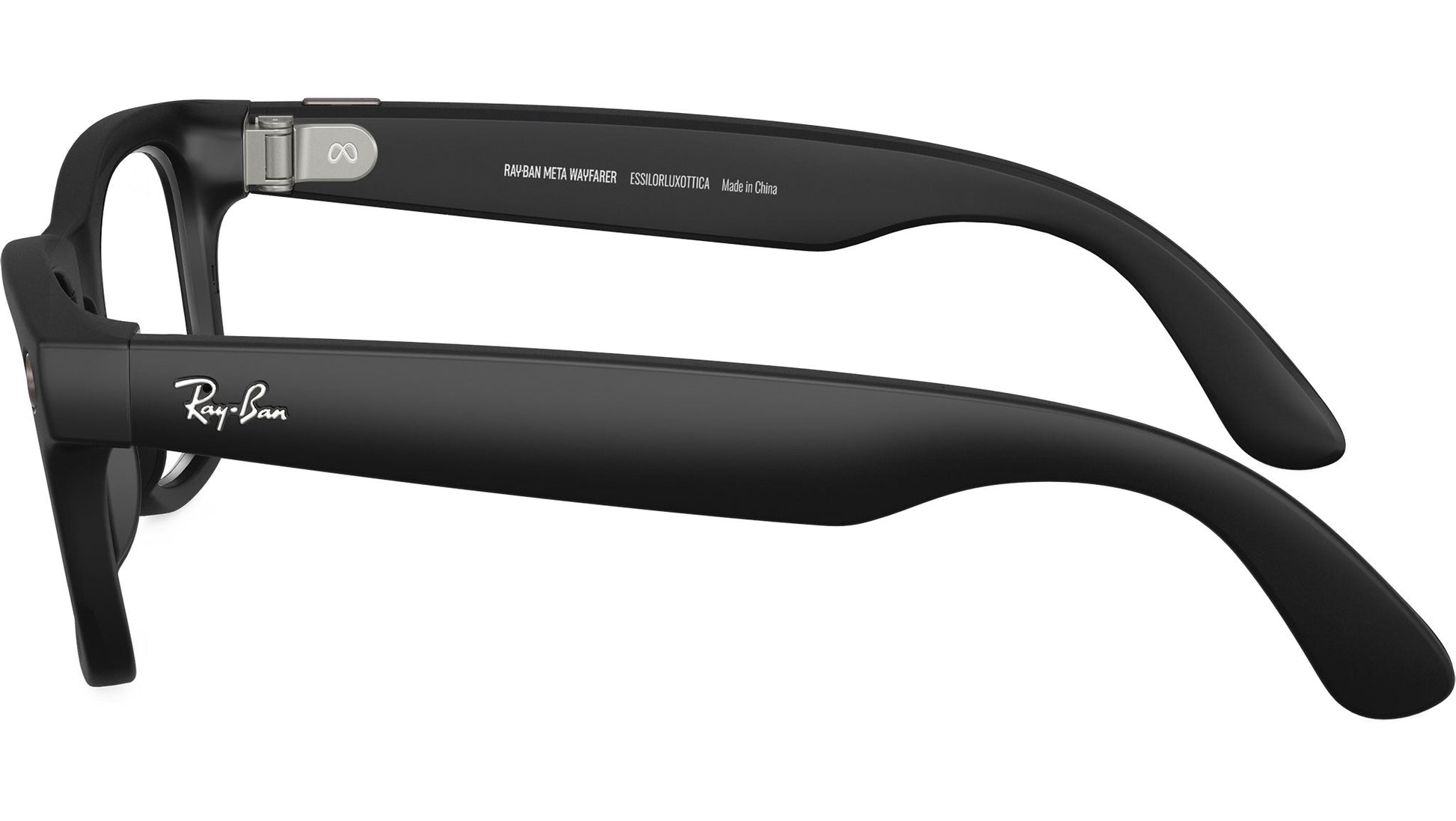 Rayban RW4012 in Clear Lenses With Matte Black Frame