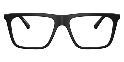 Emporio Armani EA4258 Square Sunglasses in Matte Black, front view