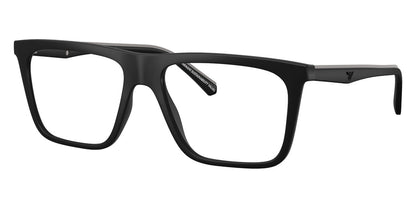 Emporio Armani EA4258 Square Sunglasses in Matte Black, side view
