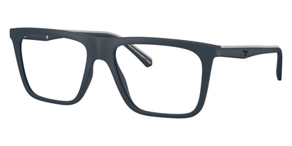 Emporio Armani EA4258 Square Sunglasses in Matte Blue, side view