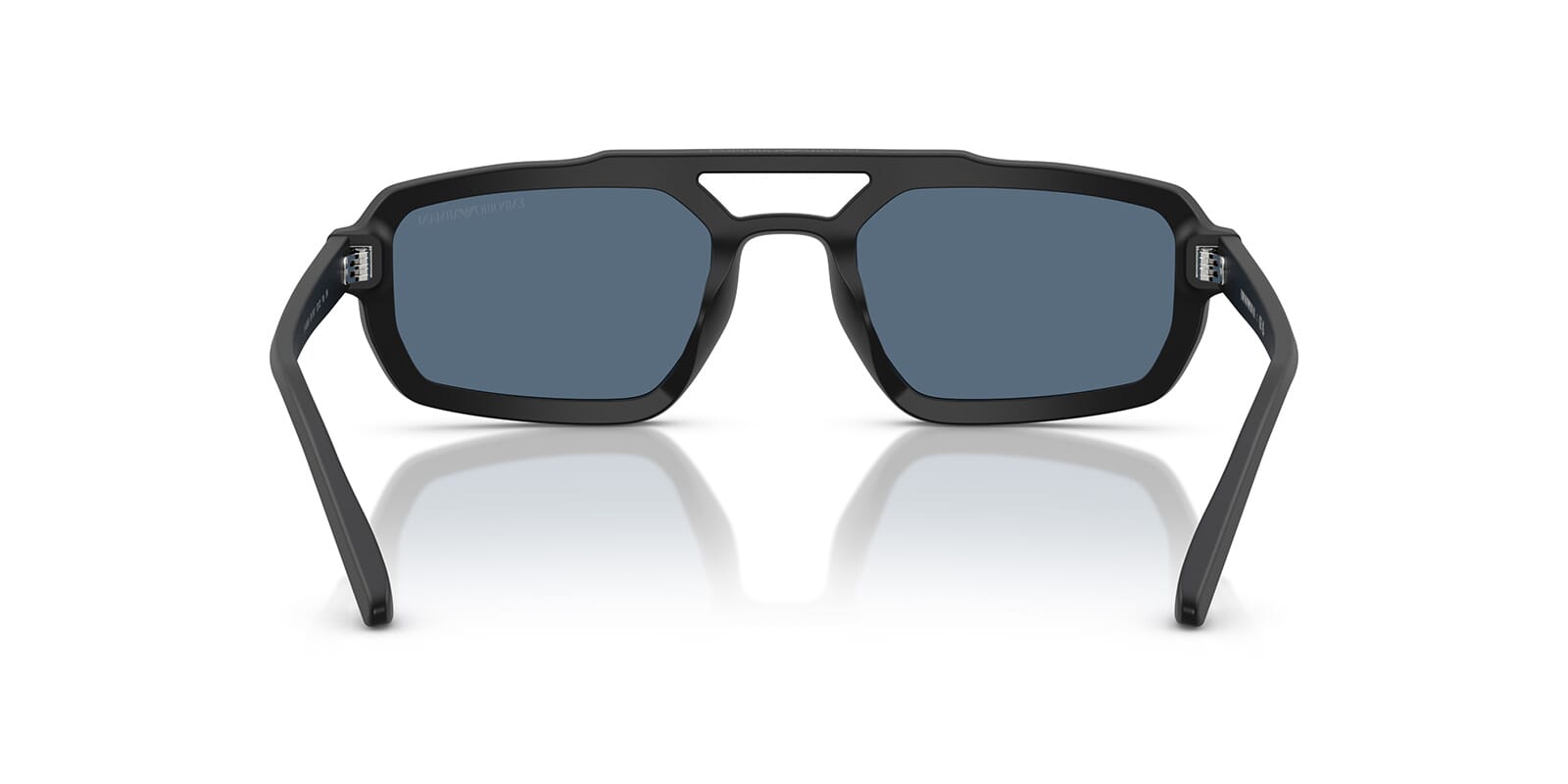 Emporio Armani EA4240/S Pilot Sunglasses in Blue Black, detail view