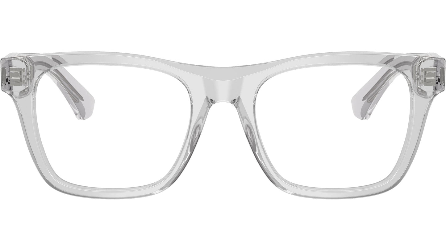 Burberry BE2445 Square Eyeglasses in Demo Lenses With Grey Frame, front view