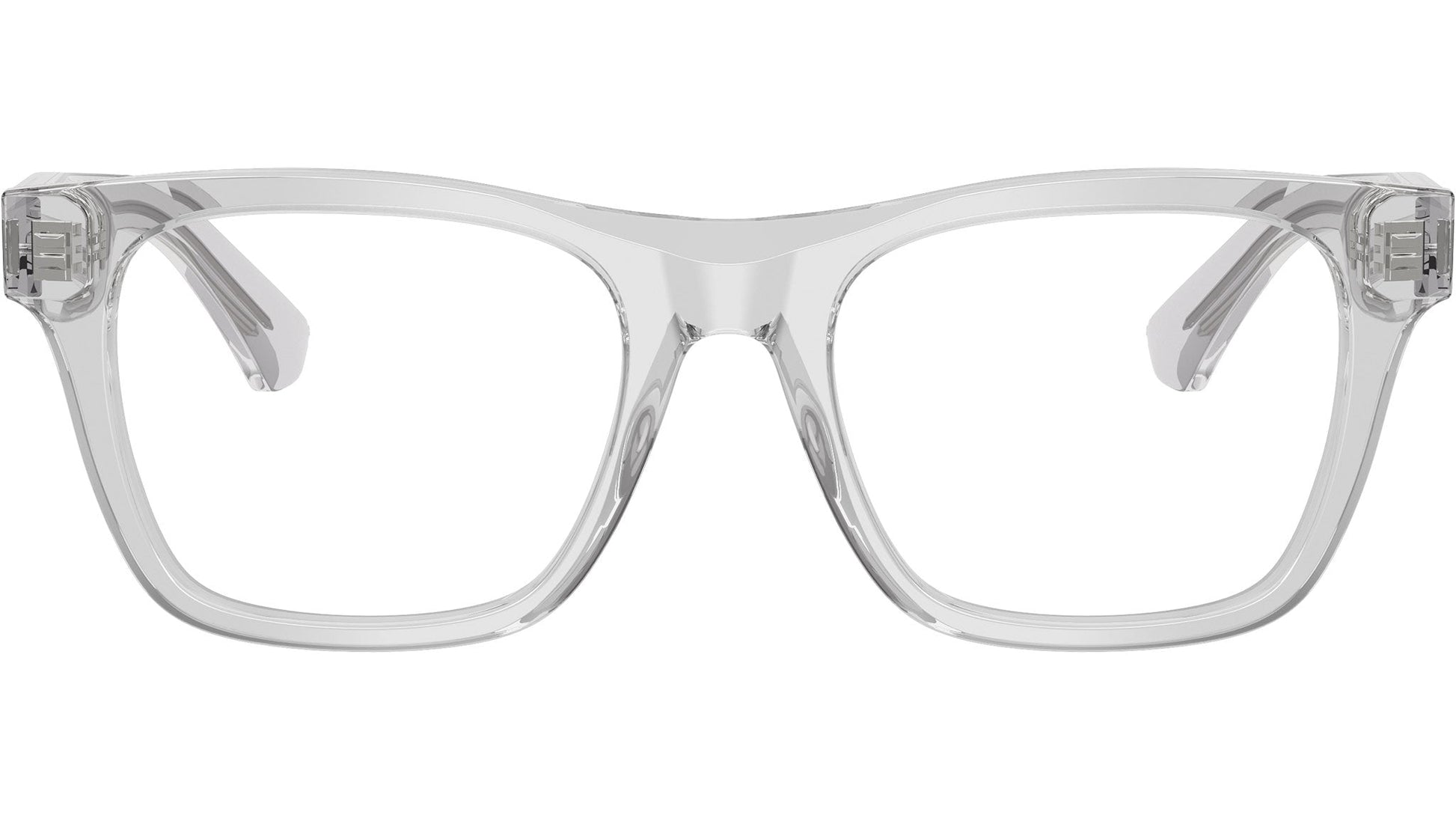 Burberry BE2445 Square Eyeglasses in Demo Lenses With Grey Frame, front view
