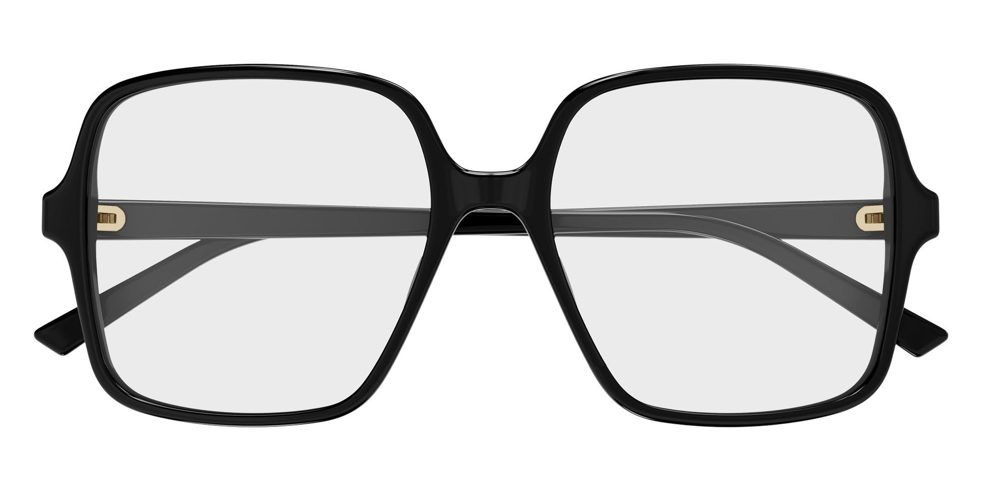 Gucci GG1994O Square Eyeglasses in Black, front view