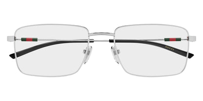 Gucci GG2098O Rectangle Eyeglasses in Silver, front view