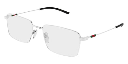 Gucci GG2098O Rectangle Eyeglasses in Silver, side view