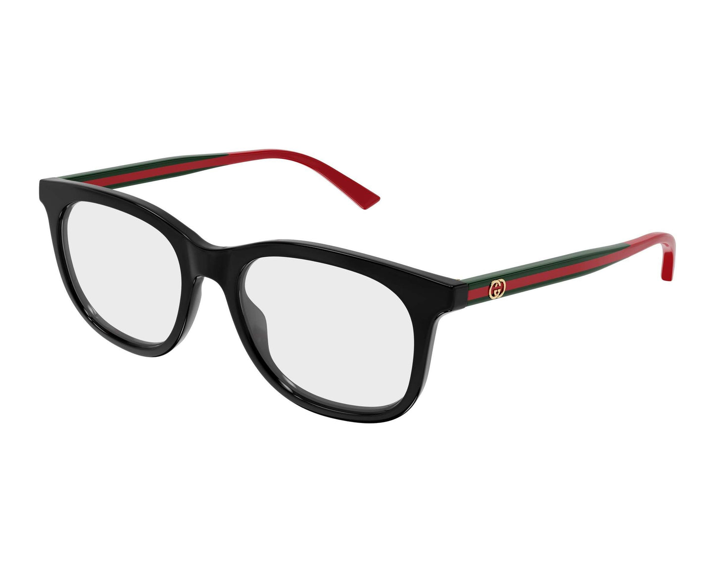 Gucci GG1990O Square Eyeglasses in Black (/005), angle view