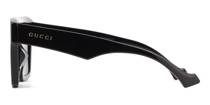 Gucci GG0962S Square Sunglasses in Grey/Shiny Black, angle view