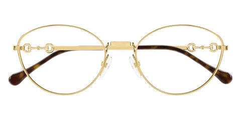 Gucci GG1699O Oval Eyeglasses in Gold, side view