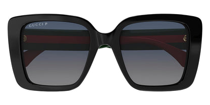 Gucci GG1861S Square Sunglasses in Grey/Black (005), side view