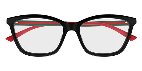 Gucci GG1989O Square Eyeglasses in Black, angle view