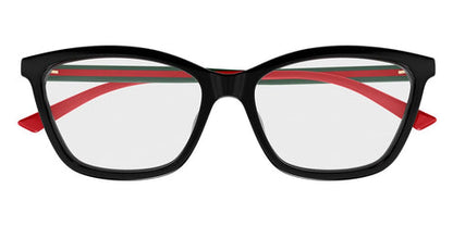 Gucci GG1989O Square Eyeglasses in Black, angle view