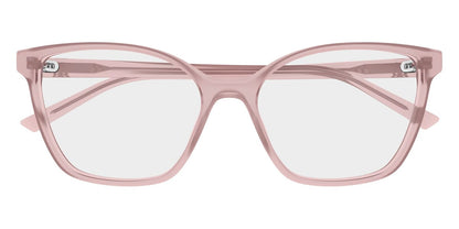 Gucci GG1995O Square Eyeglasses in Crystal Pink, side view