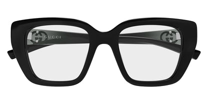 Gucci GG2028O Cat Eye Eyeglasses in Black, side view