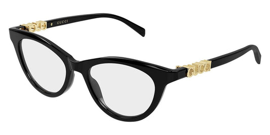 Gucci GG2034O Cat Eye Eyeglasses in Black, front view