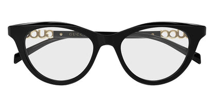 Gucci GG2034O Cat Eye Eyeglasses in Black, angle view