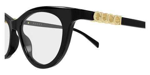 Gucci GG2034O Cat Eye Eyeglasses in Black, side view