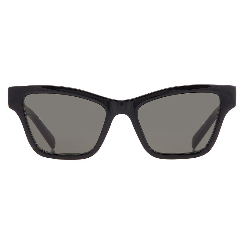 Gucci GG1982S Cat Eye Sunglasses in Grey / Black, front view