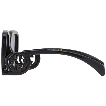 Gucci GG1326S Square Sunglasses in Grey Gradient / Black, detail view