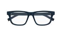 Gucci GG1987O Rectangle Eyeglasses in Transparent / Blue, angle view