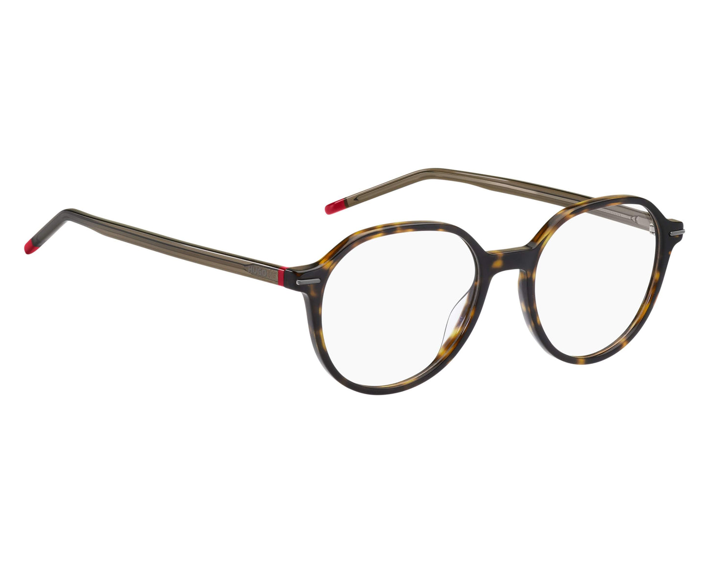 Hugo Boss HG1170 Oval Eyeglasses in Havana, side view