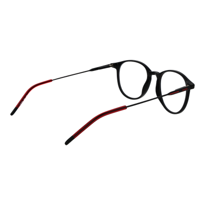 Hugo Boss HG1206 Round Eyeglasses in Black, detail view