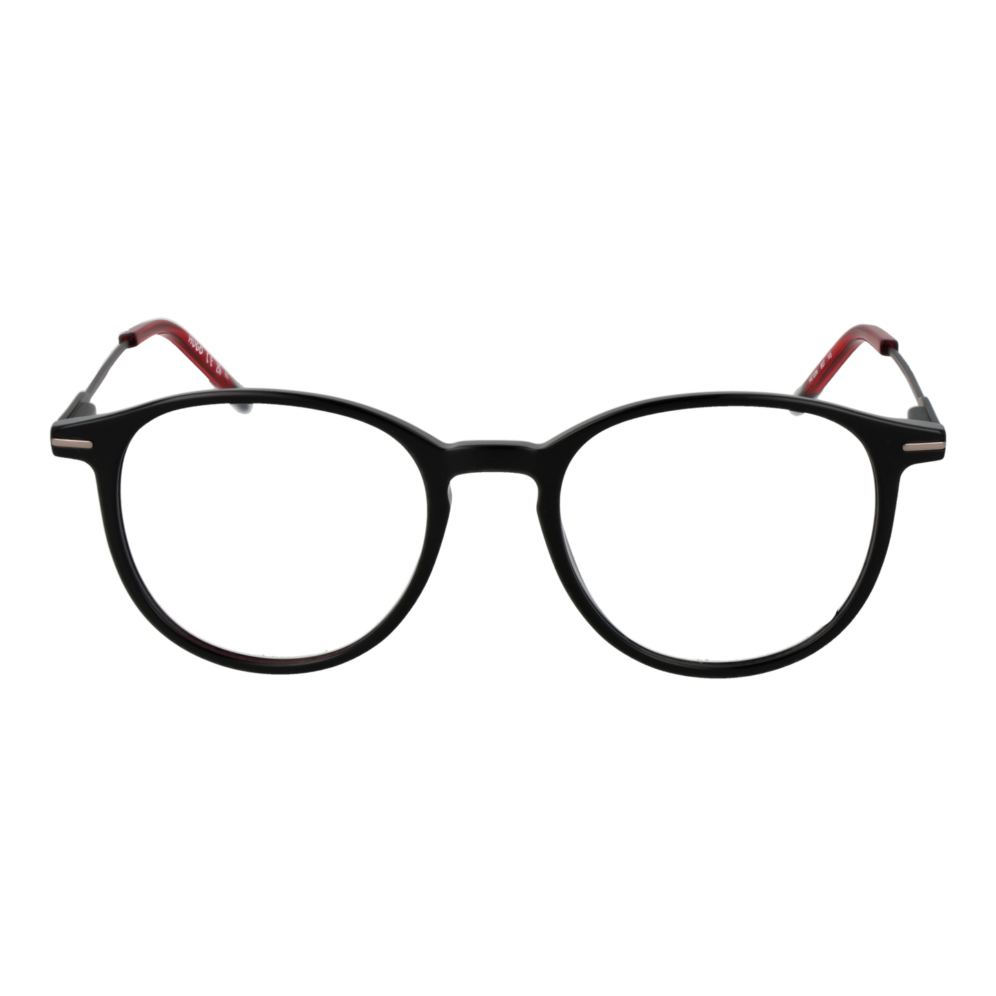 Hugo Boss HG1206 Round Eyeglasses in Black, side view