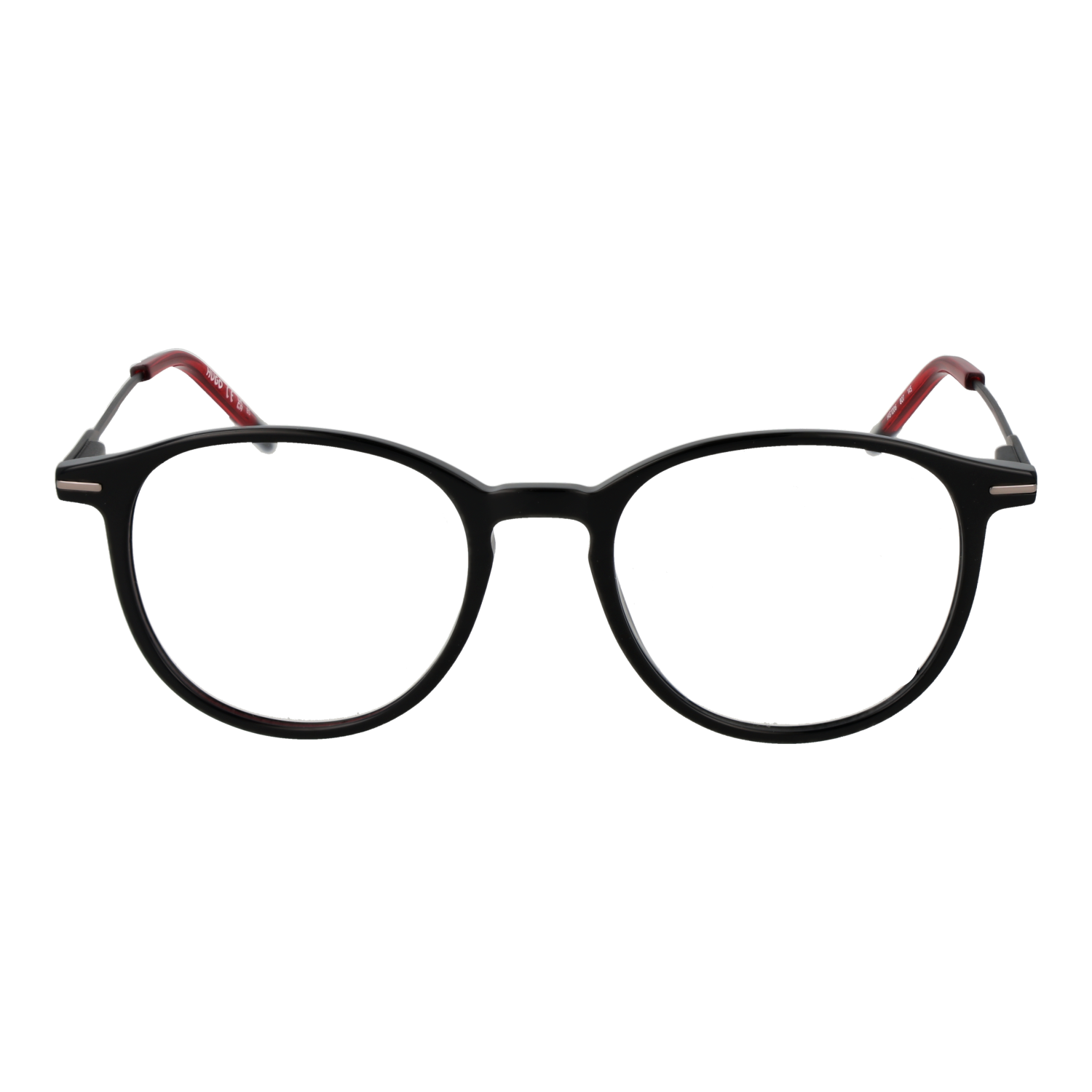 Hugo Boss HG1206 Round Eyeglasses in Black, side view