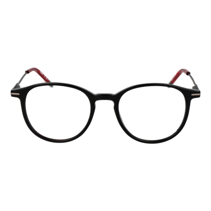 Hugo Boss HG1206 Round Eyeglasses in Black, side view