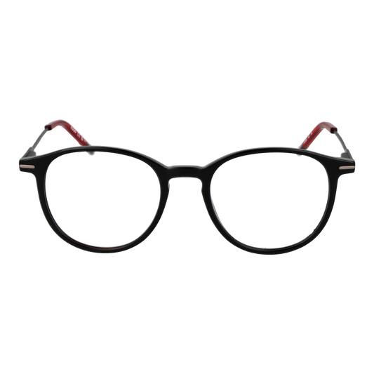 Hugo Boss HG1206 Round Eyeglasses in Black, side view