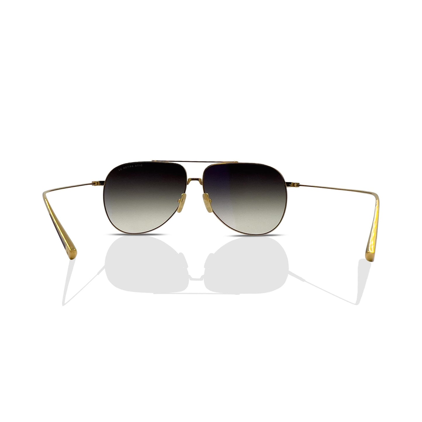 DITA ARTOA-92 Pilot Sunglasses in Grey Gradient/Yellow Gold, detail view