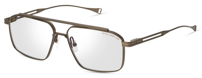 DITA DLX134 Pilot Eyeglasses in Black Sand, angle view