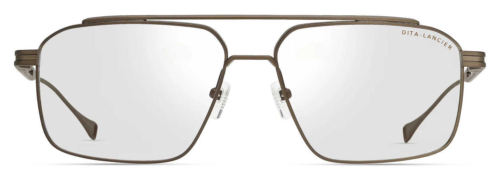 DITA DLX134 Pilot Eyeglasses in Black Sand, front view