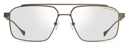 DITA DLX134 Pilot Eyeglasses in Black Sand, front view