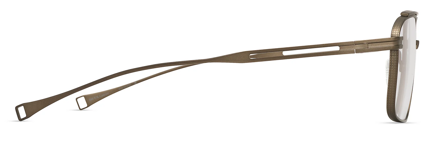 DITA DLX134 Pilot Eyeglasses in Black Sand, side view