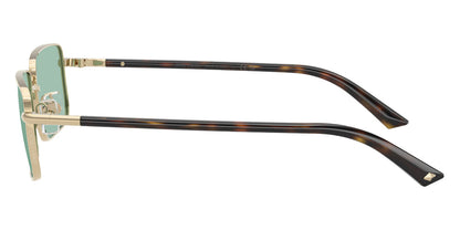 Jimmy Choo JC4027/S Rectangle Sunglasses in Green / Pale Gold, side view