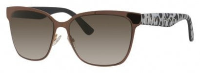 Jimmy Choo KEIRA/S Cat Eye Sunglasses in Brown Gradient / Brown, front view