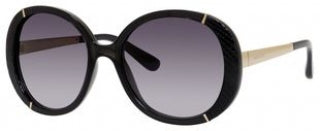 Jimmy Choo MILLIE/S Oval Sunglasses in Grey Dark Grey, front view